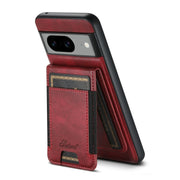 For Google Pixel 6 Suteni H17 Oil Eax Leather Detachable Wallet Phone Case(Red)