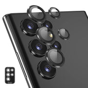 For Samsung Galaxy S24 Ultra 5G ENKAY Hat-Prince 9H Rear Camera Lens Aluminium Alloy Tempered Glass Film(Black)