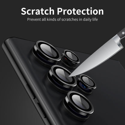 For Samsung Galaxy S24 Ultra 5G ENKAY Hat-Prince 9H Rear Camera Lens Aluminium Alloy Tempered Glass Film(Silver) - Galaxy S24 Ultra 5G Tempered Glass by ENKAY | Online Shopping South Africa | PMC Jewellery | Buy Now Pay Later Mobicred