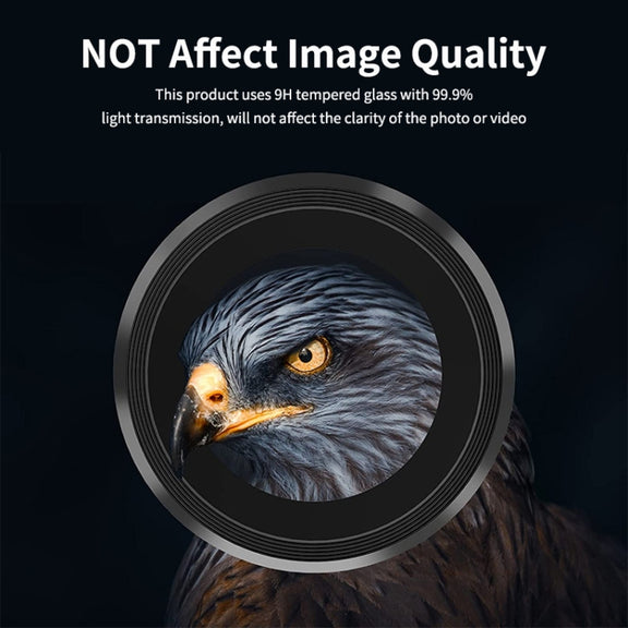 For Samsung Galaxy S24+ 5G ENKAY Hat-Prince 9H Rear Camera Lens Aluminium Alloy Tempered Glass Film(Black)