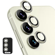 For Samsung Galaxy S24+ 5G ENKAY Hat-Prince 9H Rear Camera Lens Aluminium Alloy Tempered Glass Film(Yellow)
