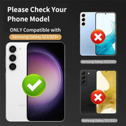 For Samsung Galaxy S24 5G ENKAY Hat-Prince 9H Rear Camera Lens Aluminium Alloy Tempered Glass Film(Black)