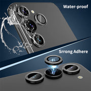For Samsung Galaxy S24 5G ENKAY Hat-Prince 9H Rear Camera Lens Aluminium Alloy Tempered Glass Film(Yellow)