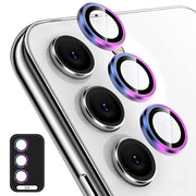 For Samsung Galaxy S24 5G ENKAY Hat-Prince 9H Rear Camera Lens Aluminium Alloy Tempered Glass Film(Colorful)