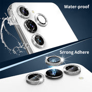 For Samsung Galaxy S24 5G ENKAY Hat-Prince 9H Rear Camera Lens Glitter Aluminium Alloy Tempered Glass Film(Colorful)