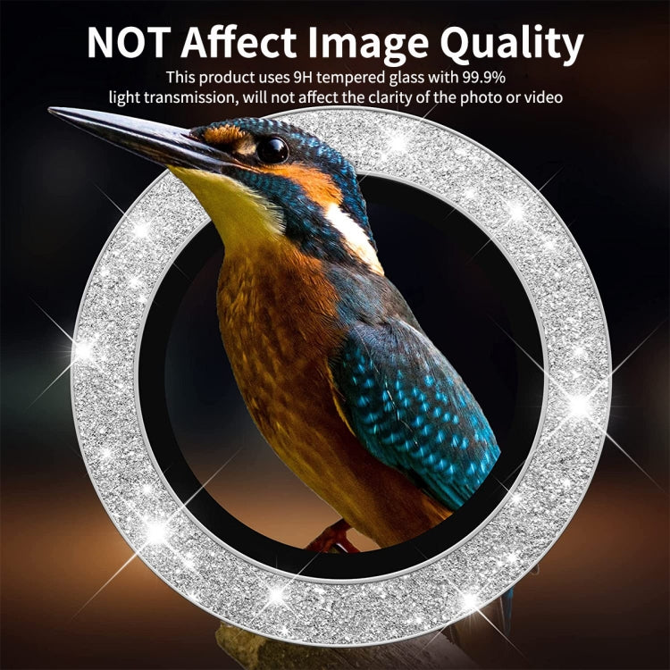 For Samsung Galaxy S24 5G ENKAY Hat-Prince 9H Rear Camera Lens Glitter Aluminium Alloy Tempered Glass Film(Colorful) - free shipping - PMC Jewellery - Order now!