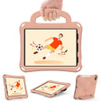 For iPad Air 11 2025 / 2024 Handle Football Shaped EVA Shockproof Tablet Case(Light Pink) - free shipping - PMC TechLife - Order now!