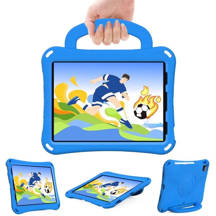 For iPad Pro 11 2024 Handle Football Shaped EVA Shockproof Tablet Case(Blue) - free shipping - PMC TechLife - Order now!
