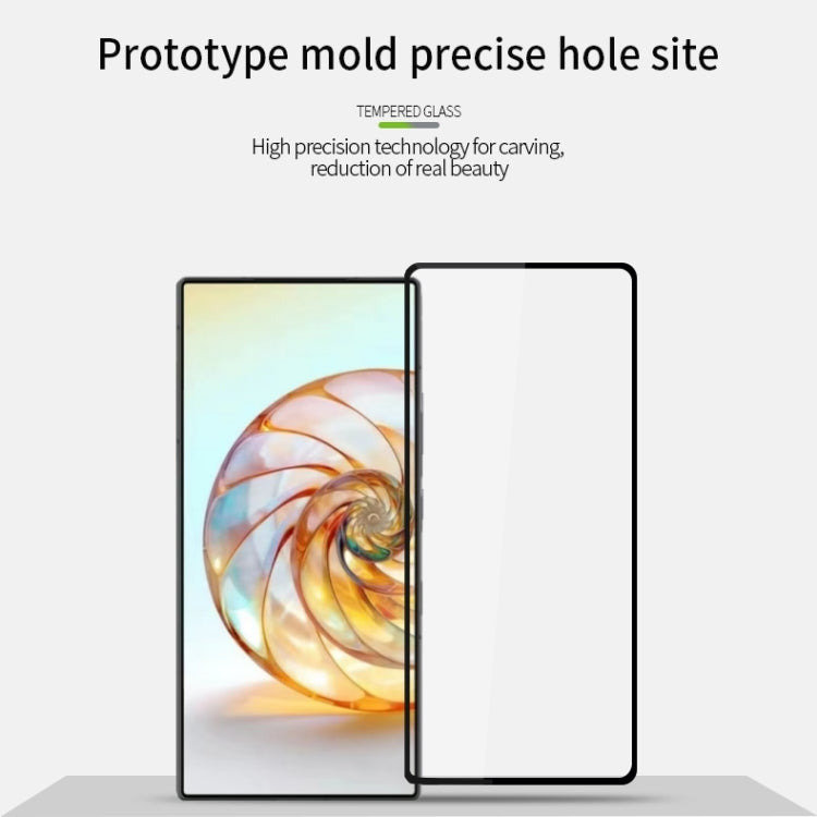 For ZTE nubia Z60 Ultra MOFI 9H 2.5D Full Screen Tempered Glass Film(Black) - ZTE Tempered Glass by MOFI | Online Shopping South Africa | PMC TechLife | Buy Now Pay Later Mobicred