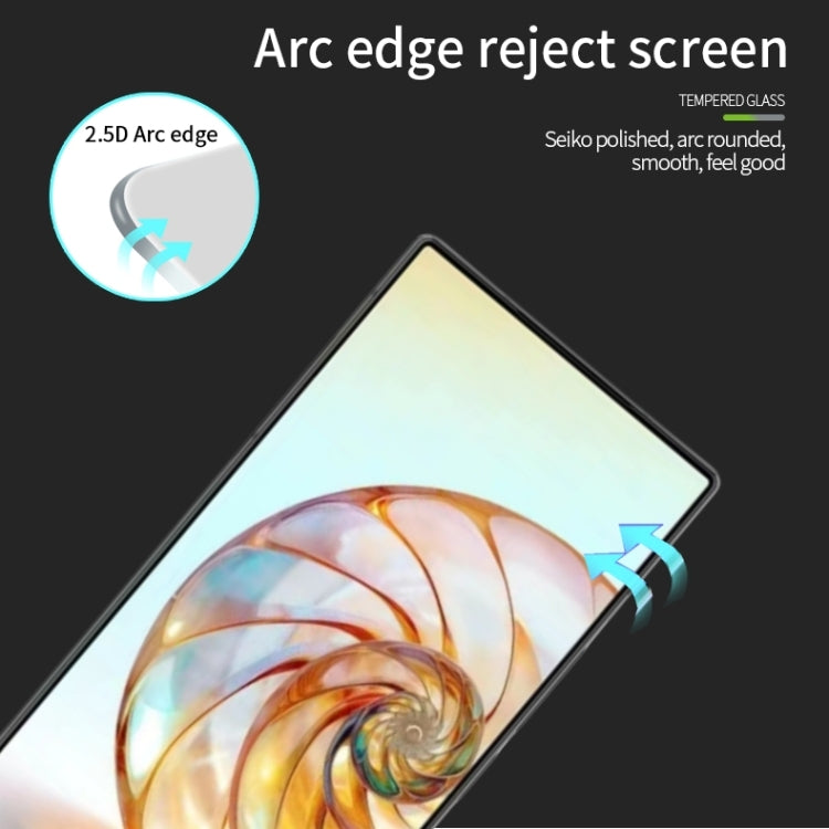 For ZTE nubia Z60 Ultra MOFI 9H 2.5D Full Screen Tempered Glass Film(Black) - ZTE Tempered Glass by MOFI | Online Shopping South Africa | PMC TechLife | Buy Now Pay Later Mobicred