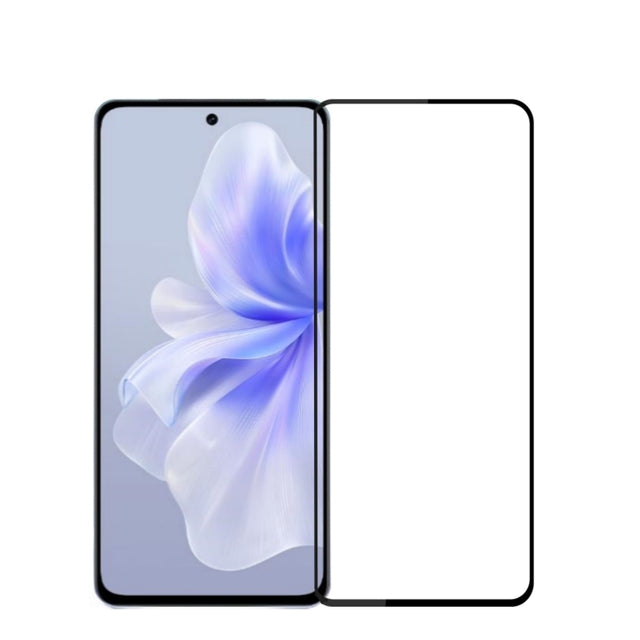 For vivo S18e MOFI 9H 2.5D Full Screen Tempered Glass Film(Black)