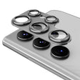 For Samsung Galaxy S24 Ultra 5G ENKAY Hat-Prince 9H Rear Camera Lens Aluminium Alloy Tempered Glass Film(Silver) - free shipping - PMC Jewellery - Order now!