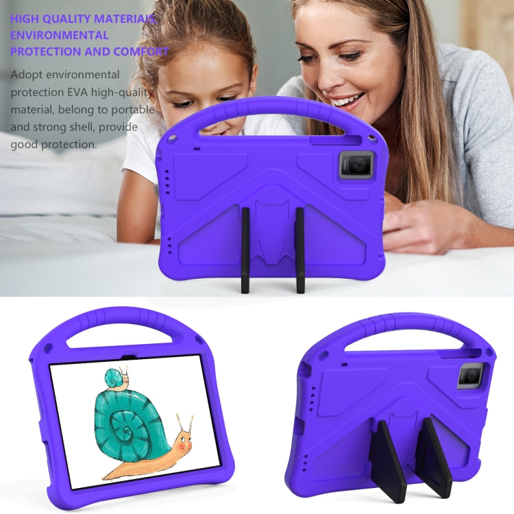 For T-Mobile REVVL Tab 10.36 2023 EVA Shockproof Tablet Case with Holder(Purple)