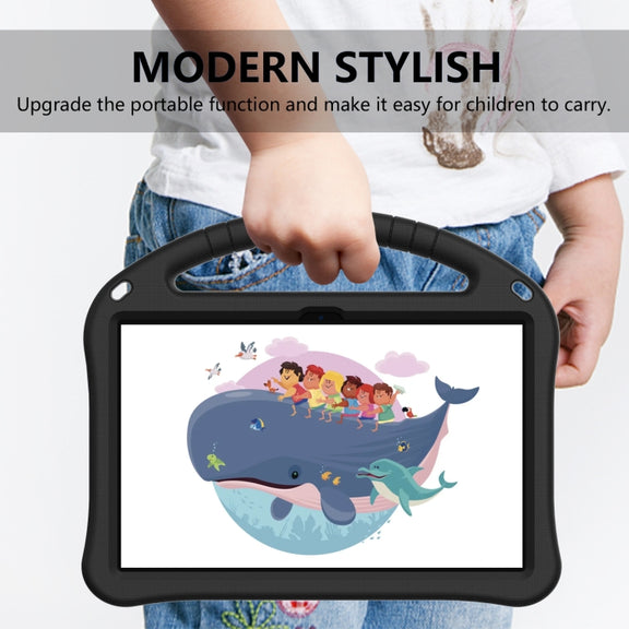 For T-Mobile REVVL Tab 10.36 2023 EVA Shockproof Tablet Case with Holder(Black)
