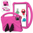 For T-Mobile REVVL Tab 10.36 2023 EVA Shockproof Tablet Case with Holder(Rose Red) - Others by PMC TechLife | Online Shopping South Africa | PMC TechLife | Buy Now Pay Later Mobicred