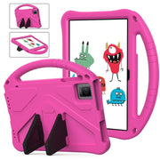 For T-Mobile REVVL Tab 10.36 2023 EVA Shockproof Tablet Case with Holder(Rose Red)