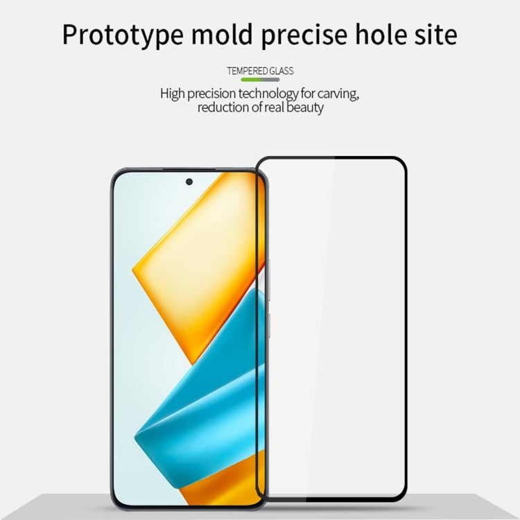 For Honor 90 GT PINWUYO 9H 2.5D Full Screen Tempered Glass Film(Black)