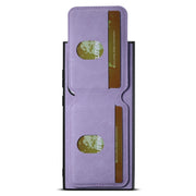 For Samsung Galaxy S24 Ultra 5G Suteni H02 Litchi Leather Card Wallet Stand Back Phone Case(Purple)
