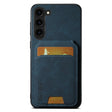 For Samsung Galaxy S24+ 5G Suteni H02 Litchi Leather Card Wallet Stand Back Phone Case(Blue) - Galaxy S24+ 5G Cases by Suteni | Online Shopping South Africa | PMC Jewellery | Buy Now Pay Later Mobicred