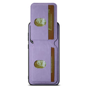 For Samsung Galaxy S24+ 5G Suteni H02 Litchi Leather Card Wallet Stand Back Phone Case(Purple)