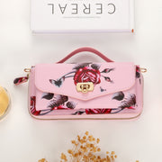 For Samsung Galaxy S24 Ultra 5G Flower Multi-functional Crossbody Zipper Wallet Leather Phone Case(Pink)