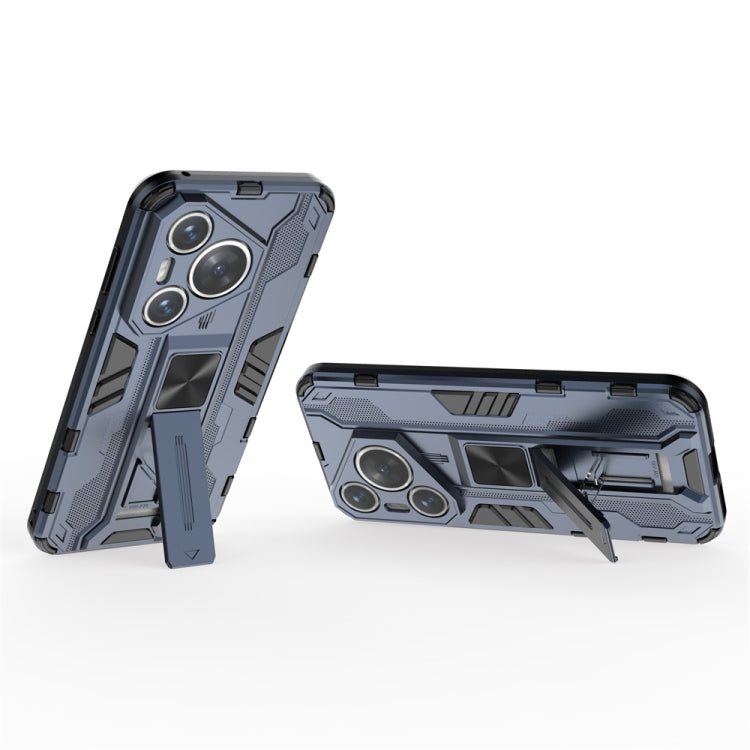 For  Huawei Pura 70 Supersonic Armor PC Hybrid TPU Phone Case(Blue)