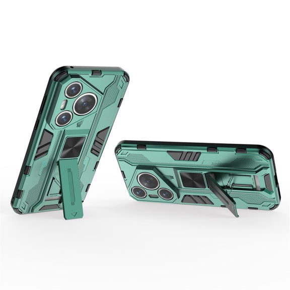 For Huawei Pura 70 Pro Supersonic Armor PC Hybrid TPU Phone Case(Green)