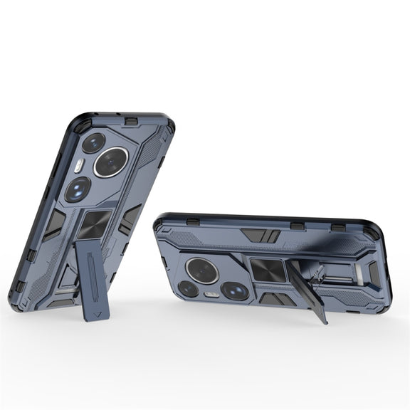 For Huawei Pura 70 Ultra Supersonic Armor PC Hybrid TPU Phone Case(Blue)