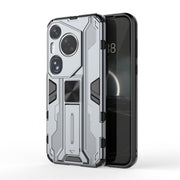 For Huawei Pura 70 Ultra Supersonic Armor PC Hybrid TPU Phone Case(Grey)