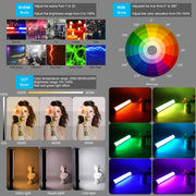 VLOGLITE W270RGB Live Streaming E-Sports Handheld Fill Light LED Studio Light(UK Plug)