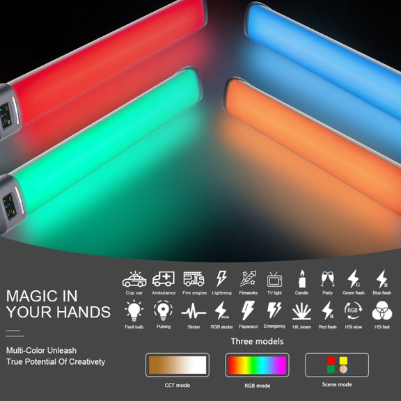 VLOGLITE W270RGB Live Streaming E-Sports Handheld Fill Light LED Studio Light(US Plug)