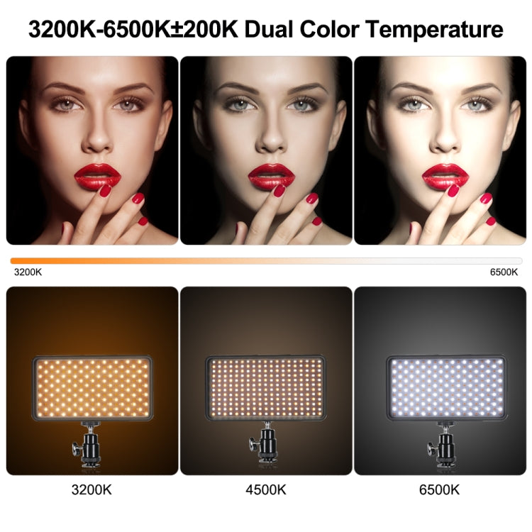 VLOGLITE W228 Dual Color Temperature Portable Photographic Fill Light High-Brightness Video Light - free shipping - PMC Jewellery - Order now!