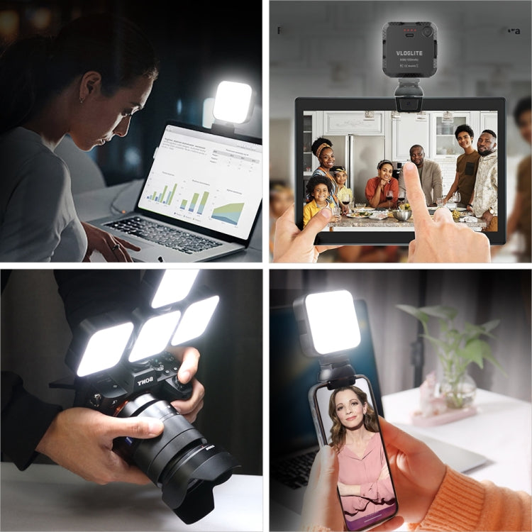 VLOGLITE W36 Mini Camera Phone Vlog LED Fill Light Portable Beauty Video Light - free shipping - PMC Jewellery - Order now!