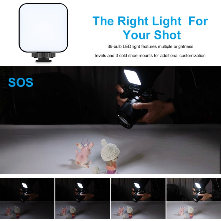 VLOGLITE W36 Mini Camera Phone Vlog LED Fill Light Portable Beauty Video Light - free shipping - PMC Jewellery - Order now!