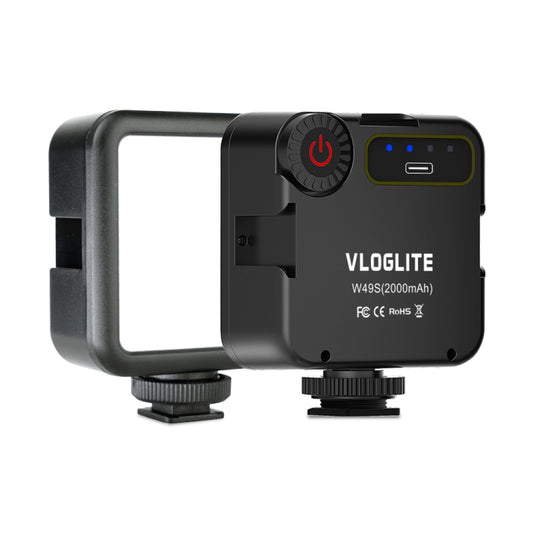 VLOGLITE W49S Adjustable Brightness Mini Beauty Video Light Photography Live Streaming LED Fill Light -  by VLOGLITE | Online Shopping South Africa | PMC Jewellery | Buy Now Pay Later Mobicred