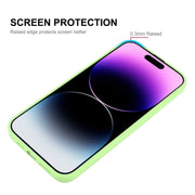 For iPhone 15 Pro Max ENKAY Liquid Silicone Soft Shockproof Phone Case(Beige)