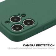 For iPhone 15 Pro Max ENKAY Liquid Silicone Soft Shockproof Phone Case(Beige)