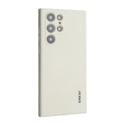 For Samsung Galaxy S24 Ultra 5G ENKAY Liquid Silicone Soft Shockproof Phone Case(Beige)