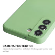 For Samsung Galaxy S24 5G ENKAY Liquid Silicone Soft Shockproof Phone Case(Light Green)