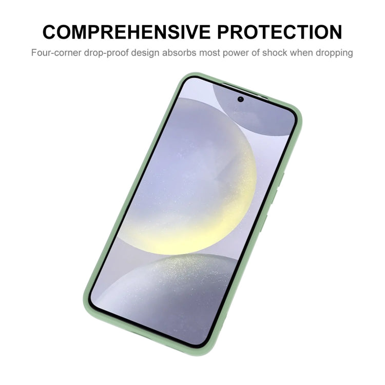 For Samsung Galaxy S25 5G ENKAY Liquid Silicone Soft Shockproof Phone Case(Pink) - Galaxy S25 5G Cases by ENKAY | Online Shopping South Africa | PMC Jewellery | Buy Now Pay Later Mobicred
