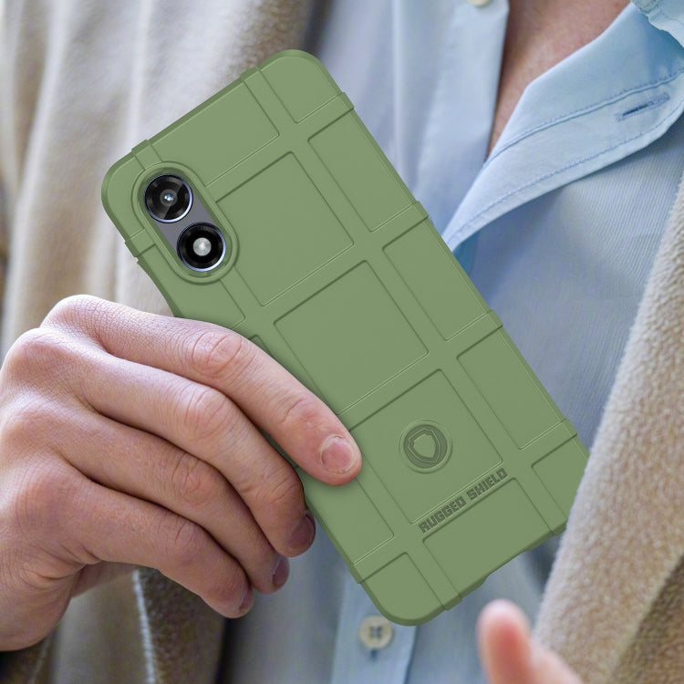 For Motorola Moto G Play 2024 Full Coverage Shockproof TPU Phone Case(Army Green) - Motorola Cases by PMC Jewellery | Online Shopping South Africa | PMC Jewellery | Buy Now Pay Later Mobicred