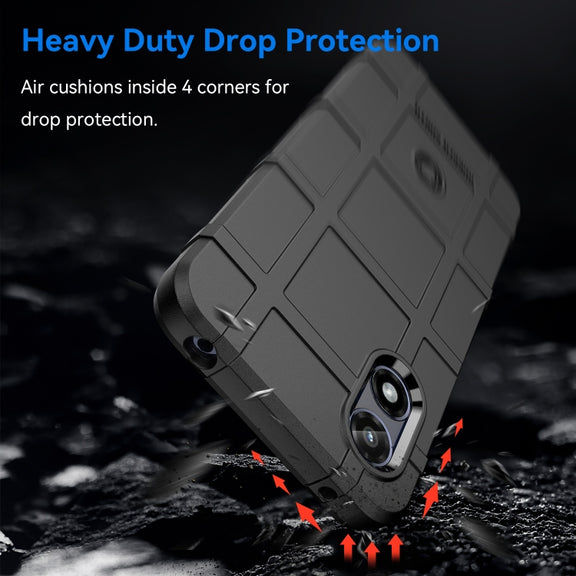 For Motorola Moto G Play 2024 Full Coverage Shockproof TPU Phone Case(Black)