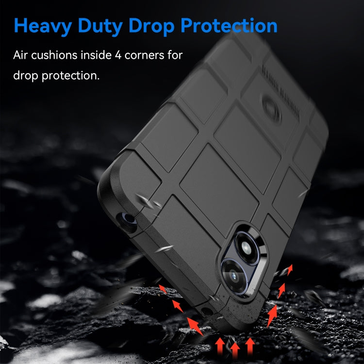 For Motorola Moto G Play 2024 Full Coverage Shockproof TPU Phone Case(Black)