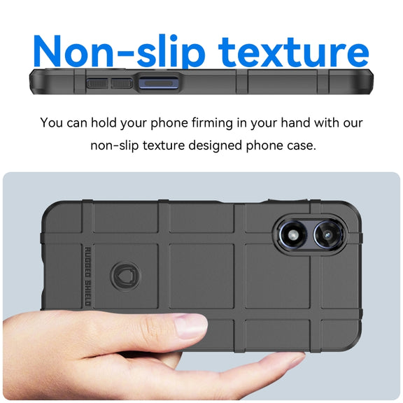 For Motorola Moto G Play 2024 Full Coverage Shockproof TPU Phone Case(Black)