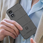 For Motorola Moto G Play 2024 Full Coverage Shockproof TPU Phone Case(Black)