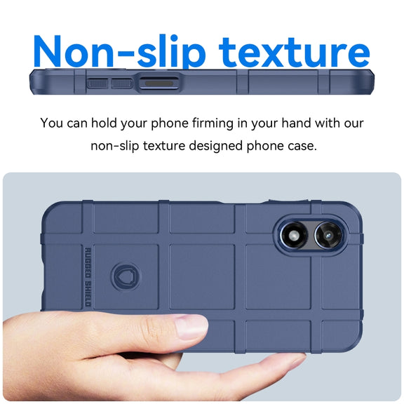 For Motorola Moto G Play 2024 Full Coverage Shockproof TPU Phone Case(Blue)