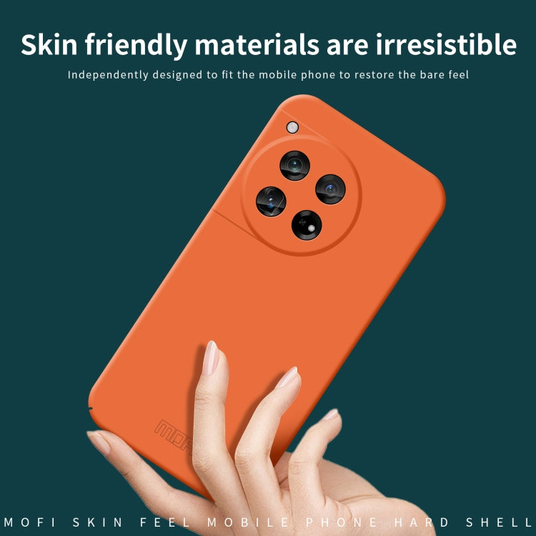 For OnePlus 12 MOFI Qin Series Skin Feel All-inclusive PC Phone Case(Green)