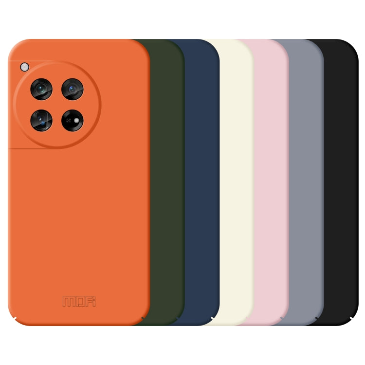 For OnePlus 12 MOFI Qin Series Skin Feel All-inclusive PC Phone Case(Pink)
