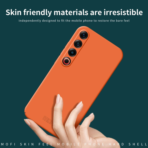 For Meizu 21 Pro MOFI Qin Series Skin Feel All-inclusive PC Phone Case(Gray)