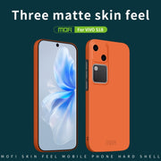 For vivo S18 MOFI Qin Series Skin Feel All-inclusive PC Phone Case(Orange)